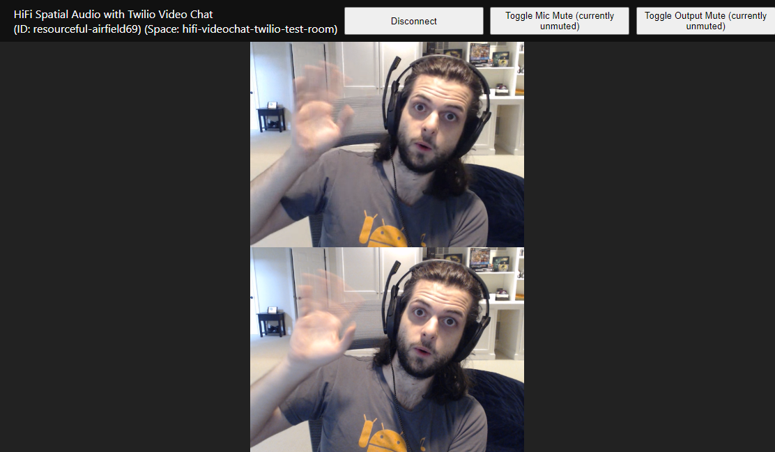 Twilio Video Chat With Spatial Audio